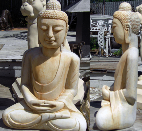 Stone Sitting Buddha